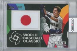 2023 TOPPS Japan Edition WBC Japanese National Team Patch / UKYO SHUTO(Team Japan) 【30/99】