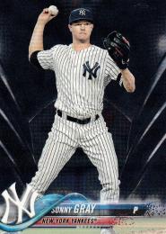 2018 Topps Series 2 New York Yankees Sonny Gray Base Blackパラレル版 30/87