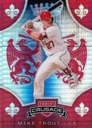 2019 Panini Crusade Los Angeles Angels Mike Trout Base Hyperパラレル版 241/299