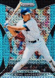2019 Panini Prizm Chicago Cubs Ryne Sandberg Base Blue Mojoパラレル版 383/399