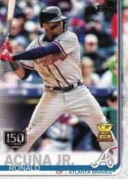 2019 Topps Series 1  Atlanta Braves Ronald Acuna Jr. 150th Anniversary