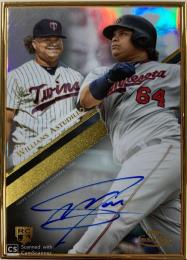 2019 Topps Gold Label Minnesota Twins Willians Astudillo Framed Autograph