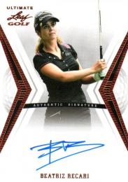 2012 LEAF Ultimate Golf  Beatriz Recari Autograph