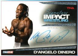 2011 TRISTAR TNA Signature Impact Wrestling  D'Angelo Dinero Autograph 25/99