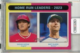 2024 Topps Heritage Matt Olson / Shohei Ohtani League Leaders #307