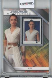 2022 Topps Star Wars Masterwork  Rey Commemorative Stamp Relics