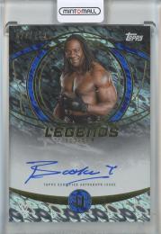 2025 Topps Universe WWE Booker T Legends Autographs Blue Pulse #LGABOT【077/199】