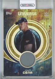 2025 Topps Universe WWE John Cena Universe Relics Green Electric #UNRJCE