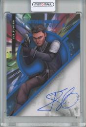 2022 Topps Star Wars Masterwork  Jason Spisak as Lux Bonteri Autographs/Blue Foil 62/99