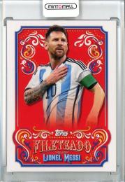 2023 TOPPS TEAM SET ARGENTINA FILETEADO PREMIUM HOBBY Lionel Messi Fileteado/#FT-4 Argentina