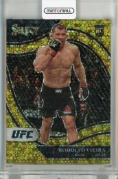 2021 Panini Select UFC Rodolfo Vieira Prizms Gold Disco RC #272【05/10】