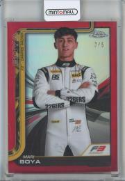 2025 Topps Chrome Formula 1 Mari Boya Red Refractors #54【3/5】