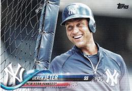 2018 Topps Update Series New York Yankees Derek Jeter Base Photo Variations(バリエーション)