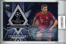 2015-16 Topps UEFA Champions League Showcase Soccer Xabi Alonso Championship Pedigree Autographs/#CP-XA【05/25】 FC Bayern
