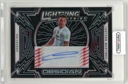 2021-22 Panini Obsidian Lautaro Martinez Lightning Strike Autographs Red Parallels【3/25】 Argentina