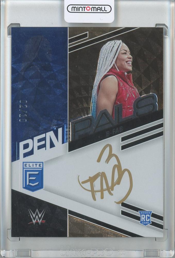 ミントモール / MINT 池袋店 / 2023 Panini Donruss Elite WWE B-Fab Pen Pals Gold  Autographs RC ※裏面サインインク付着 02/10