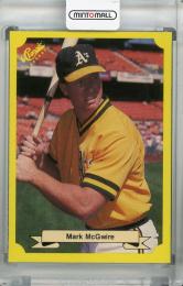 1987 Classic Update Oakland Athletics Mark McGwire Yellow/Green Backs
