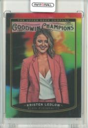 2019 Upper Deck Goodwin Champions Media Personality Kristen Ledlow Splash of  Color 3D Lenticulars
