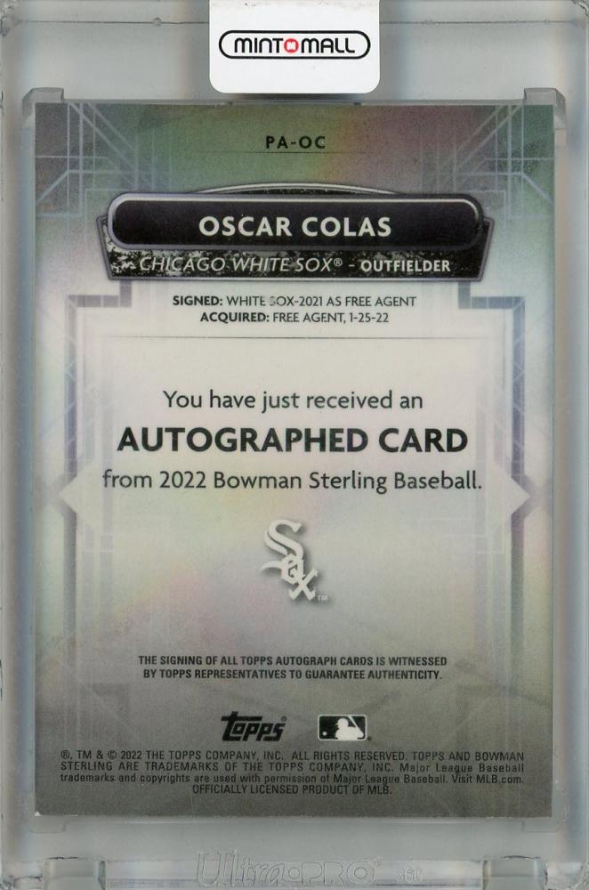 Store #04/10 Oscar Colas Autograph Card