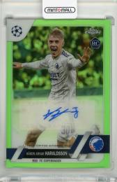 2022-23 Topps Chrome UEFA Club Competitions Hakon Arnar Haraldsson Autographs Neon Green Refractors RC #CAHH【27/99】