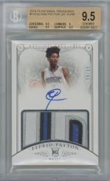 2014-15 PANINI National Treasures #110 Jersey Autographs RC / ELFRID PAYTON(Orlando Magic) 【85/99】 [BGS9.5/GEM MINT AUTO10]