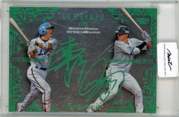 2025 BBM 35周年	松井稼頭央/西川愛也	シルキーエメラルド箔サインカード	057/100