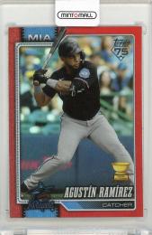2026 TOPPS Agustin Ramirez Red Rainbow Foil #287【2/5】 Miami Marlins