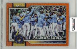 2026 TOPPS Milwaukee Brewers Orange Sandglitter #107【20/25】