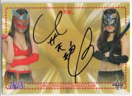 2017 BBM True Heart 女子プロレス	弁天娘。	直筆サインカード	【95/95 Last NO.】