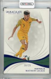 2018-19 Panini Immaculate Collection Australia Mathew Leckie Base Sapphire(パラレル版) 10/25
