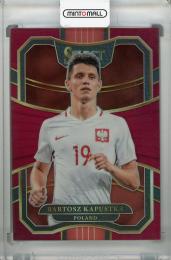 2017-18 Panini Select Poland Bartosz Kapustka Terrace Base Maroon(Lastナンバー!) 199/199