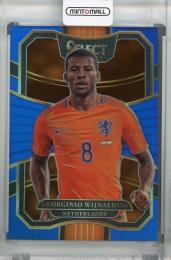 2017-18 Panini Select Netherlands Georginio Wijnaldum Terrace Base Blue(パラレル版) 215/299