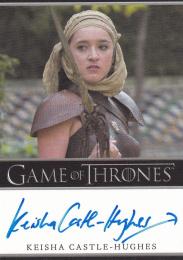 2016 Rittenhouse Game of Thrones Season 5  Keisha Castle-Hughes as Obara Sand Bordered Autographs