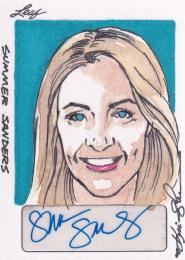 2015 Leaf Sports Heroes Masterworks  Summer Sanders/Kevin-John Autographs/Sketch(1of1) 1/1