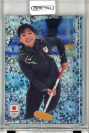 2024 TEAM JAPAN オフィシャルトレーディングカード WINTER OLYMPIANS カーリング 吉田知那美 レギュラーパラレル ホログラムC版 11/30