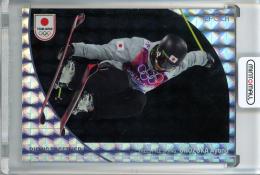 2024 TEAM JAPAN オフィシャルトレーディングカード WINTER OLYMPIANS スキーフリースタイル 小野塚彩那 レギュラーパラレル ホログラムB版 31/60