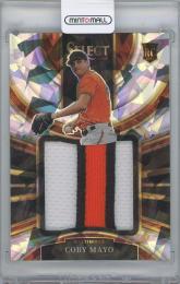 2023 PANINI Select Rookie Jumbo Swatches Prizms Cracked Ice / COBY MAYO(Baltimore Orioles) 【23/23】