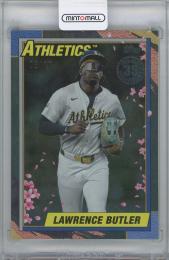 2025 TOPPS Update Japan Edition 1990 Topps Baseball Japan Black Foil / LAWRENCE BUTLER(Athletics) 【06/10】