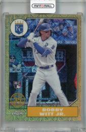 2022 Topps Update Series Bobby Witt Jr. 1987 Topps Chrome Silver Pack Mojo #T87C-34 RC Kansas City Royals