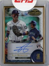 2022 Topps Gold Label Julio Rodriguez Framed Autographs #FA-JRO RC Seattle Mariners
