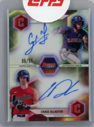 2023 Topps Bowman’s Best Jaison Chourio/Chase DeLauter Dual Autographs #DA-DC 【05/25】 Cleveland Guardians