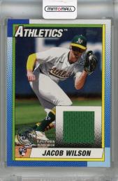 2025 Topps Series 2 Jacob Wilson  1990 Topps Baseball Relics #90R2-JWI RC ※傷・白かけあり Athletics