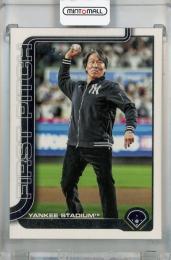 2025 Topps Update Series Hideki Matsui First Pitch #FPU-6  New York Yankees