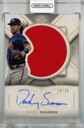 2021 Topps Definitive Collection Dansby Swanson Base Autographed Relic Collection #ARC-DS 【18/30】 Atlanta Braves