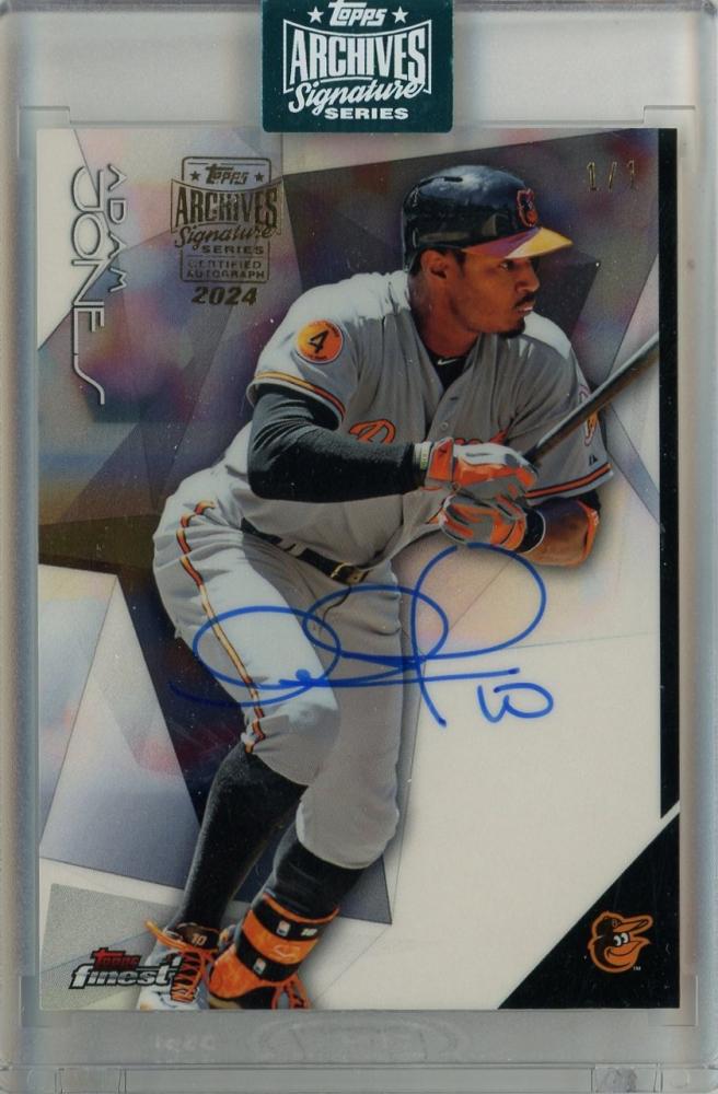 ボルティモアオリオールズ　アダムジョーンズサイン入り　支給用ユニフォーム ボルティモアオリオールズ アダムジョーンズサイン入り 支給用