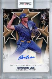 2025 Topps Series 1 Brooks Lee Baseball Stars Autographs Gold #BSA-BL RC ※状態難【27/50】 Minnesota Twins