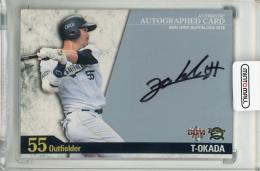 BBM オリックスバファローズ 2018 T-岡田 直筆サインカード【36/49】