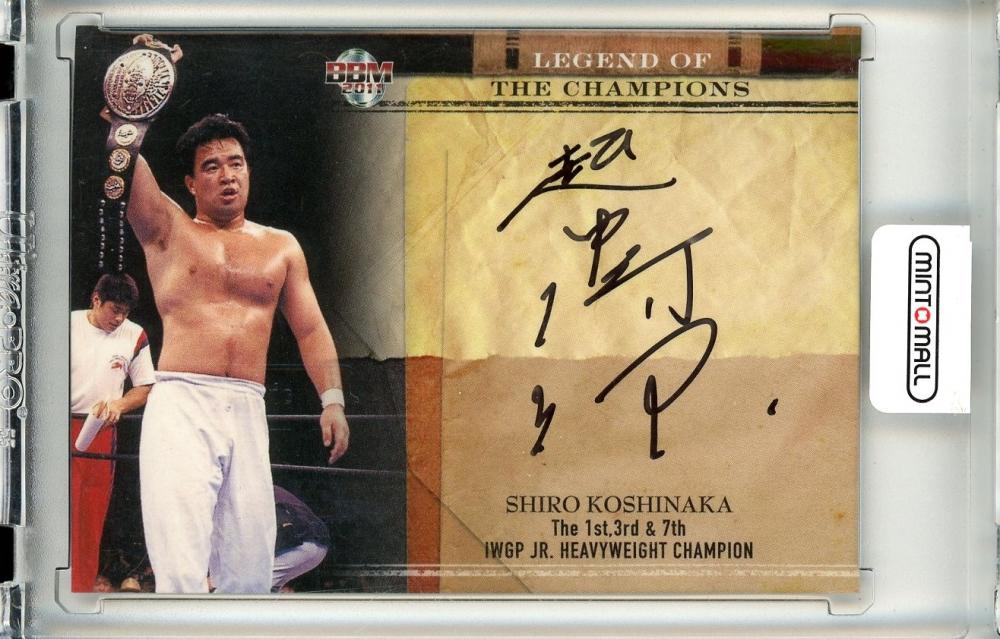 BBMカード「レジェンド・オブ・ザ・チャンピオンズ」秋山準　おまけDVD「幻の全日本プロレス’８０～９０年代映像集」５枚つき　 2011 BBM 潮崎豪 公式サインカード \u2013 闘道館