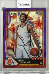 2025 Topps Chrome McDonald’s All American Chris Cenac Jr. Purple Lava Refractors #11【54/99】