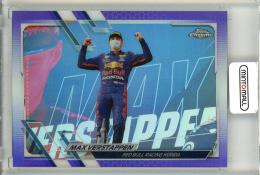 2021 TOPPS Chrome Formula 1  Max Verstappen Purple Refractor #48 075/399